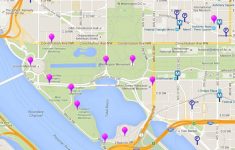 Map Of Monuments And Memorials In Washington, D.c. - Printable Map Of Dc Monuments
