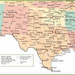 Map Of New Mexico, Oklahoma And Texas   Texas New Mexico Map