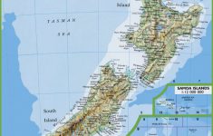 Map Of New Zealand With Cities And Towns - Printable Map Of New Zealand