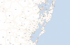Map Of Newcastle And Central Coast Suburbs – Voommaps - Printable Map ...