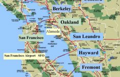 Map Of Northern California Cities Simple Sanfrancisco Bay Area And - San Francisco Bay Area Map California
