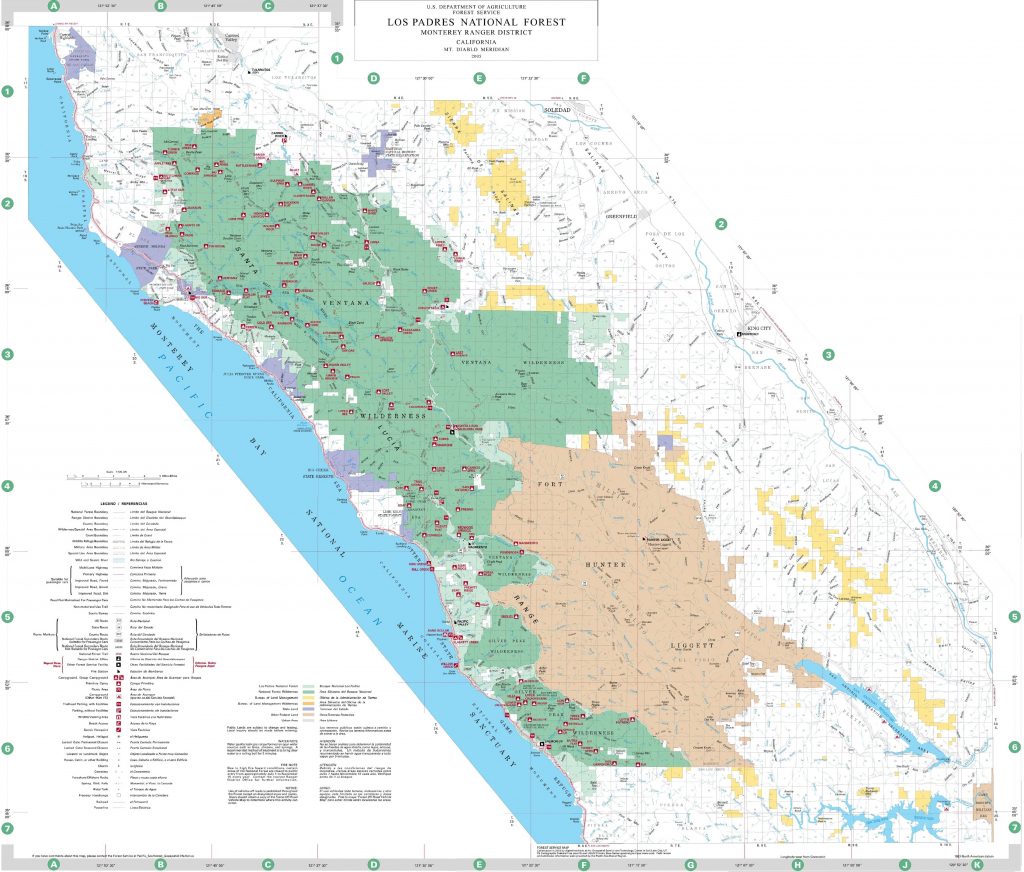 Map Of Northern California National Forests – Map Of Usa District ...