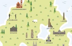 Map Of Northern Ireland Printpepper Pot Studios - Printable Map Of Northern Ireland