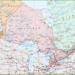Map Of Ontario With Cities And Towns   Printable Map Of Canada With Cities