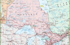Map Of Ontario With Cities And Towns - Printable Map Of Western Canada