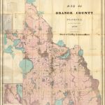 Map Of Orange County Floridae.r. Trafford 1879. Adopted As The   Sanford Florida Map