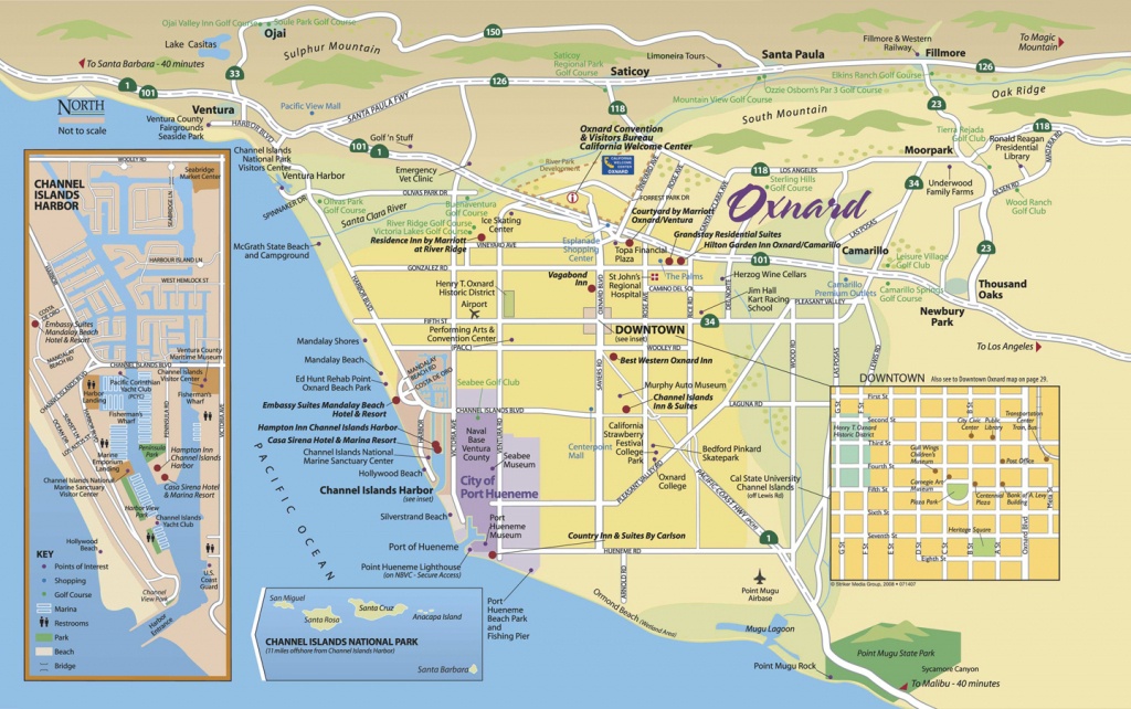 Map Of Oxnard - Find Your Way Around Oxnard And Ventura County - Ventura California Map