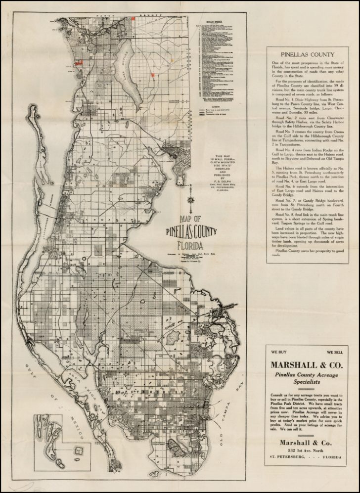 Antique Florida Maps For Sale