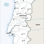Map Of Portugal Political In 2019 | Portugal | Map Vector, Portugal, Map   Printable Map Of Portugal