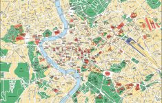 Map Of Rome Tourist Attractions, Sightseeing &amp; Tourist Tour - Rome City Map Printable