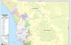 Map Of San Diego County - Printable Map Of San Diego County - San Diego On A Map Of California