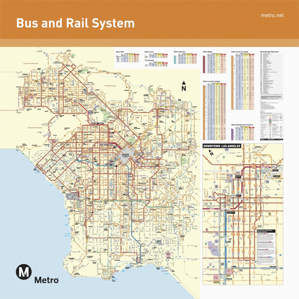 Map Of Silver Lake California June 2016 Bus And Rail System Maps - Silver Lake California Map