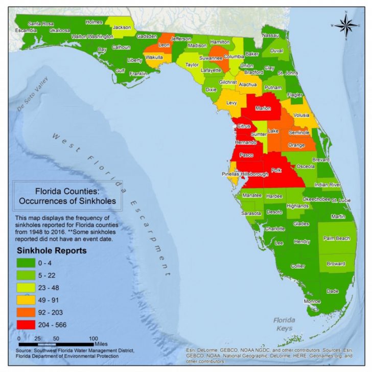 Map Of Sinkholes In Florida 2018 - A Pictures Of Hole 2019 - Florida ...