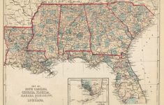 Map Of South Carolina, Georgia, Florida, Alabama, Mississippi, And - Mississippi Florida Map