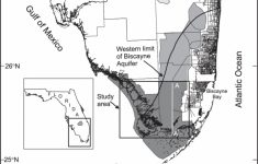 Map Of South Florida Showing The Boundaries Of Everglades National - Map Of Florida Showing The Everglades