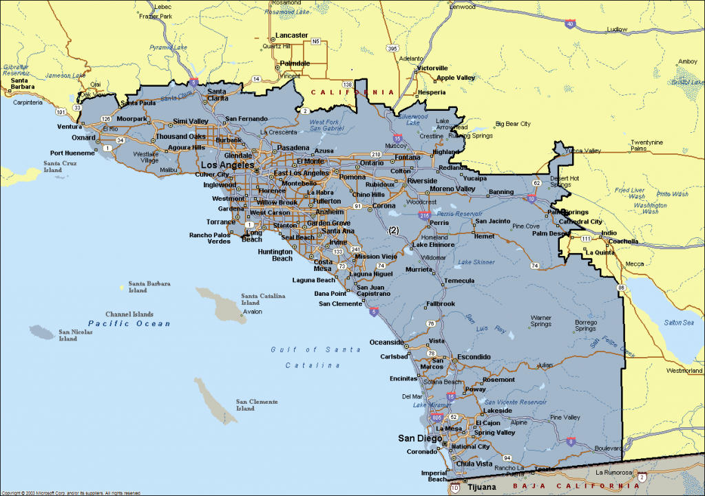 Map Of Southern California Cities | Southern California Cities That - Map Of Southern California Cities