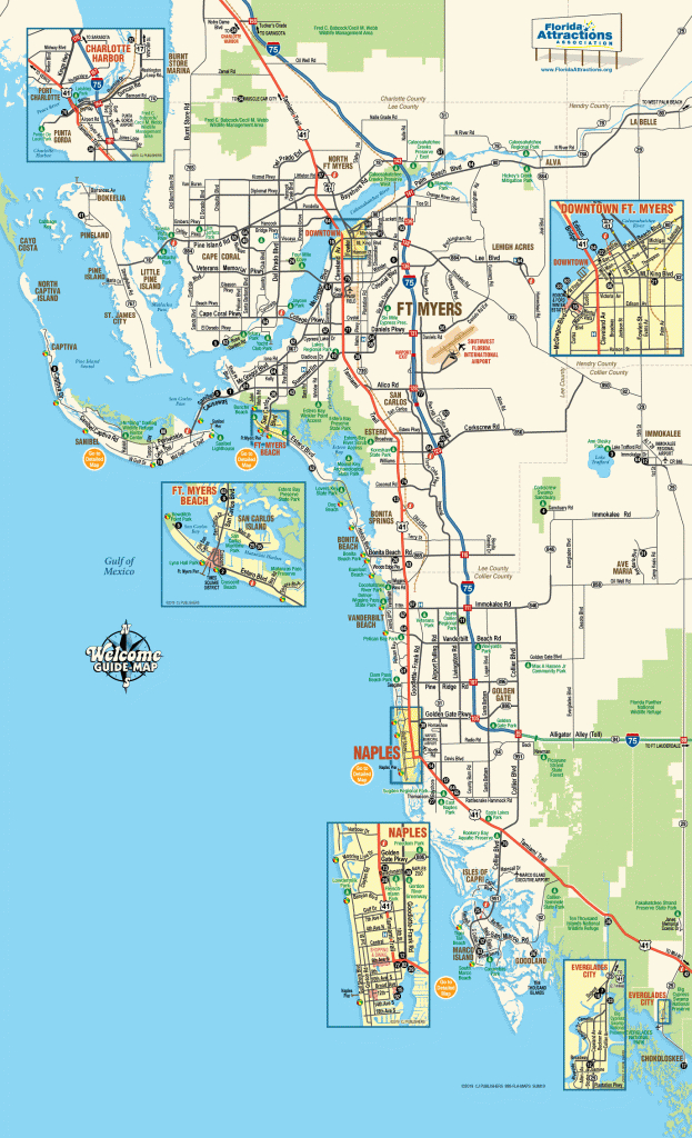 Map Of Southwest Florida - Welcome Guide-Map To Fort Myers &amp;amp; Naples - Coral Beach Florida Map