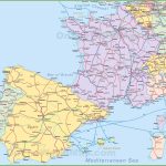 Map Of Spain And France   Printable Map Of France With Cities And Towns