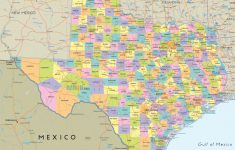 Map Of State Of Texas, With Outline Of The State Cities, Towns And - Texas County Map Interactive