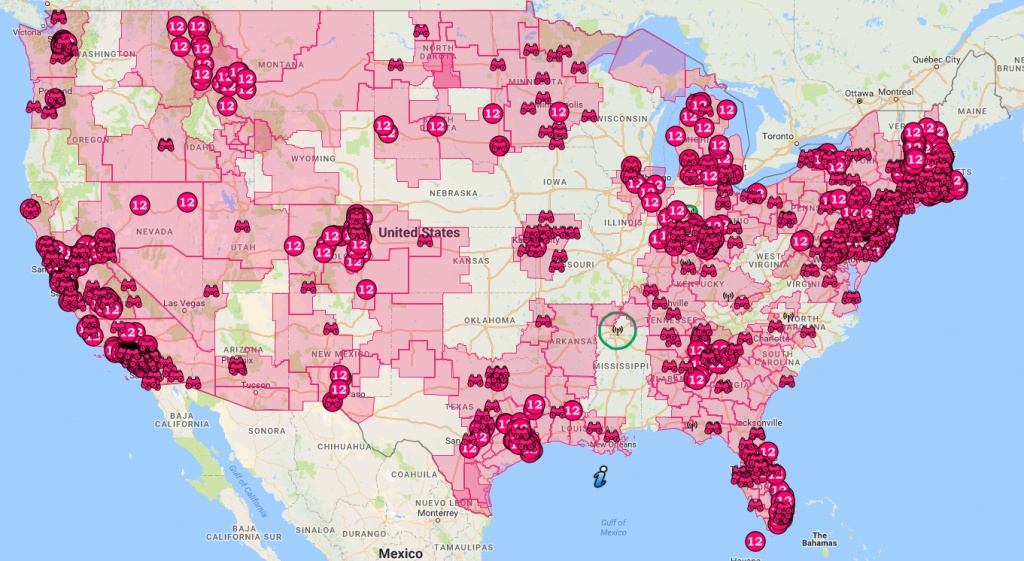 Map Of T-Mobile&amp;#039;s 700 Mhz Spectrum - Spectrum Gateway - T Mobile Coverage Map California