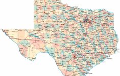 Map Of Texas Cities And Counties • Mapsof - Texas State Map With Counties
