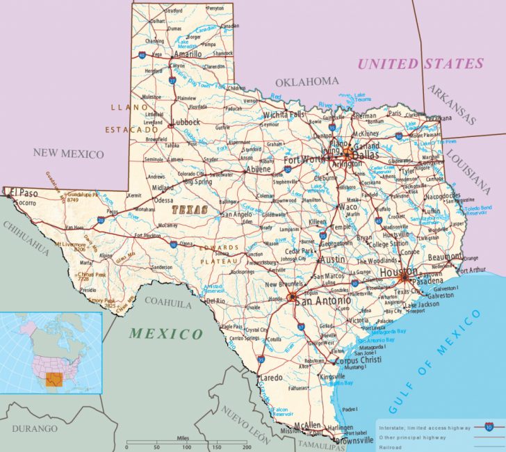 Map Of Texas - Multimodal - Ozona Texas Map - Printable Maps