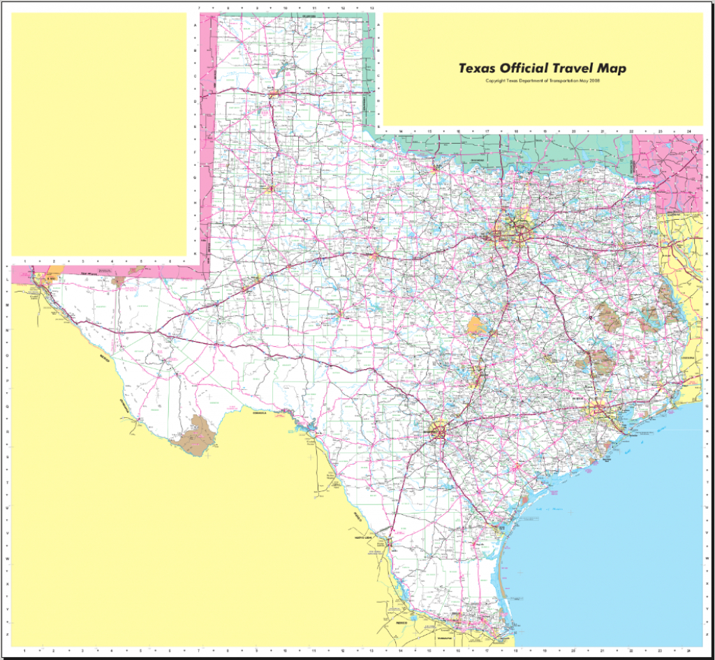 Map Of Texas (Street Map) : Worldofmaps - Online Maps And Travel - Texas Street Map