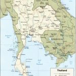 Map Of Thailand, Printable Thailand Map, Thailand Political Map   Printable Map Of Thailand