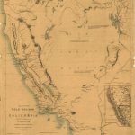 Map Of The Gold Regions Of California. | Library Of Congress   Gold In California Map