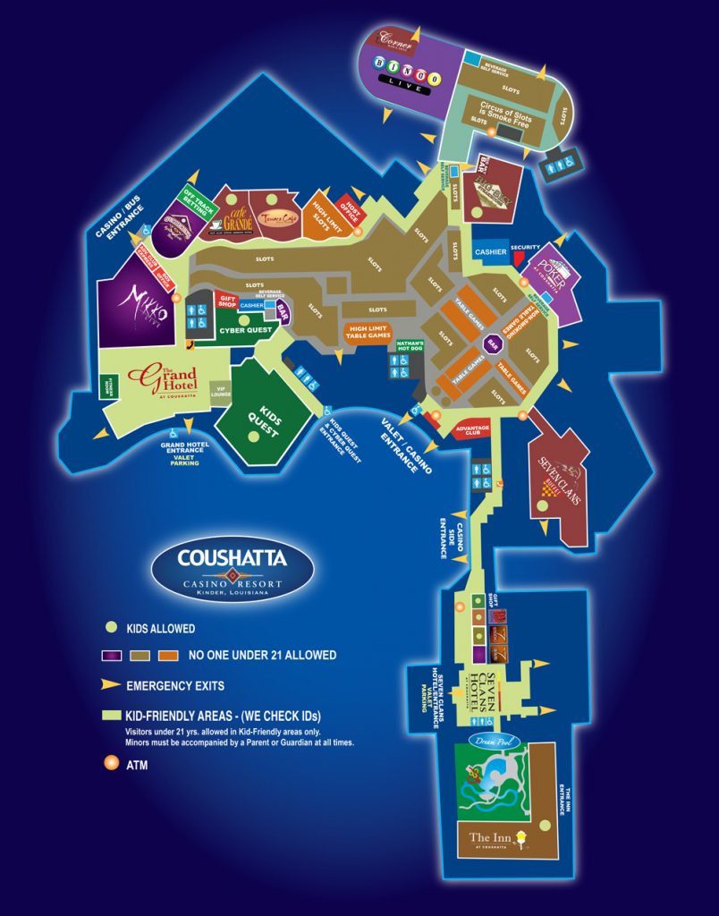 map of casinos near me