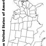 Map Of The Usa Coloring Page | Kids | Us Map, Map Worksheets, Map   Printable Us Map For Kids