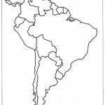 Map South America Blank Printable   Capitalsource   Printable Map Of Latin America