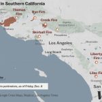Map: Where Southern California's Massive Blazes Are Burning   Vox   Map Of Southern California Fires Today
