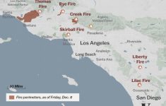Map: Where Southern California's Massive Blazes Are Burning - Vox - Southern California Fire Map
