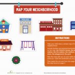 Map Your Neighborhood | Gs Projects | Preschool Social Studies   Community Map For Kids Printable