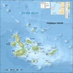Mapa De Islas Galápagos | Galápagos Islands Map   Printable Map Of Galapagos Islands