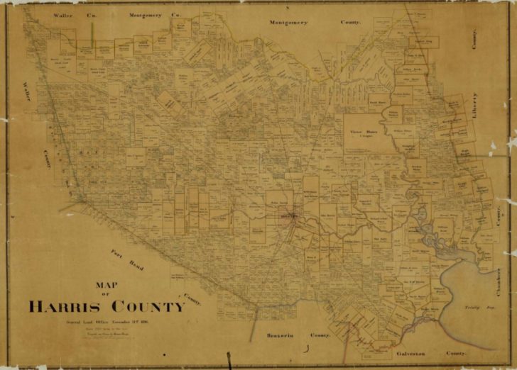 Map Records Of Harris County Texas