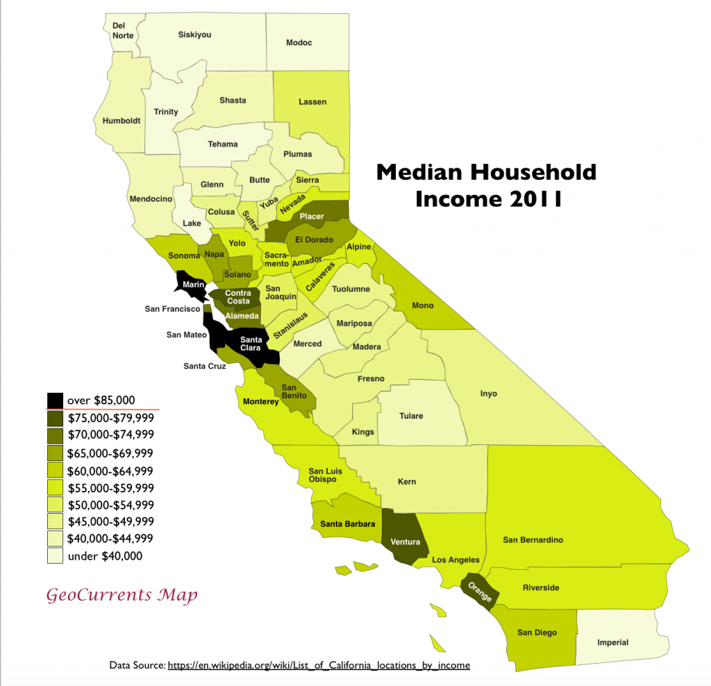 Mapping The Extraordinary Cost Of Homes In California - Https Www Map Of California