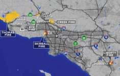 Maps: A Look At Each Fire Burning In The Los Angeles Area | Abc7 - California Mountain Fire Map