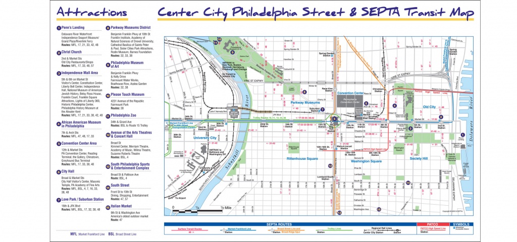 Maps &amp;amp; Directions - Printable Map Of Philadelphia Attractions
