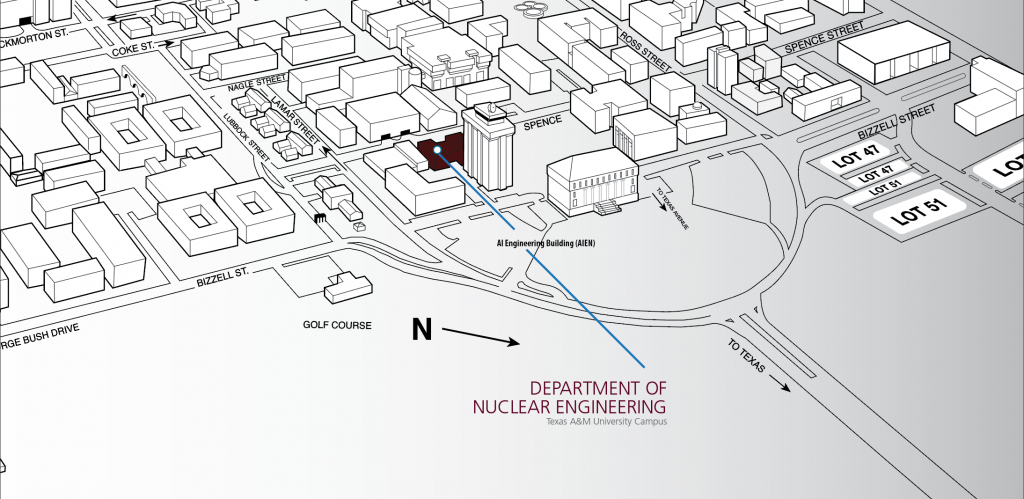 Maps &amp;amp; Directions | Texas A&amp;amp;m University Engineering - Texas A&amp;amp;m Location Map