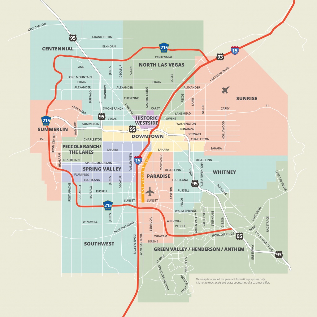 Maps | Las Vegas - Printable Map Of Downtown Las Vegas