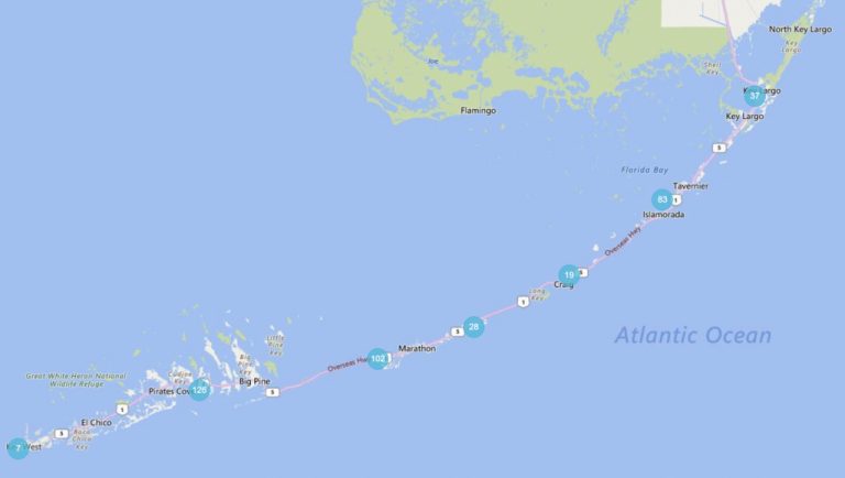 Florida Keys Map With Mile Markers Maps For You - vrogue.co