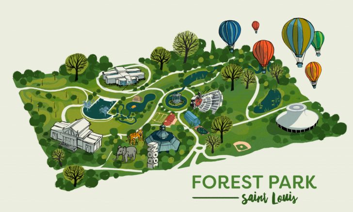 Forest Park St Louis Map Printable