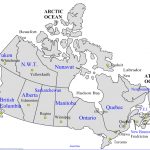 Maps Of Canada With Capital Cities And Travel Information Download   Printable Map Of Canada With Cities