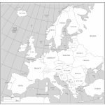 Maps Of Europe   Free Printable Map Of Europe