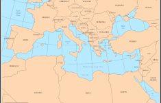 Maps Of Europe - Mediterranean Map Printable