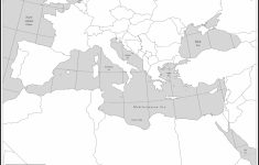 Maps Of Europe - Mediterranean Map Printable