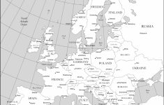 Maps Of Europe - Printable Map Of Europe
