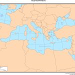 Maps Of Europe   Printable Map Of The Mediterranean Sea Area